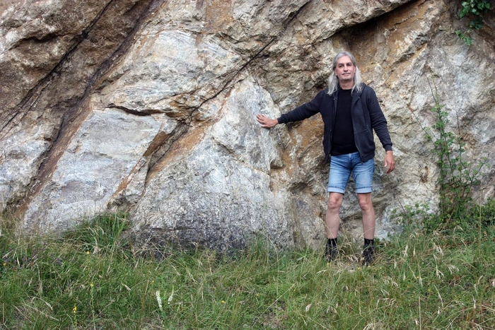 Sövite im Steinbruch V am Orberg bei Schelingen, Kaiserstuhl